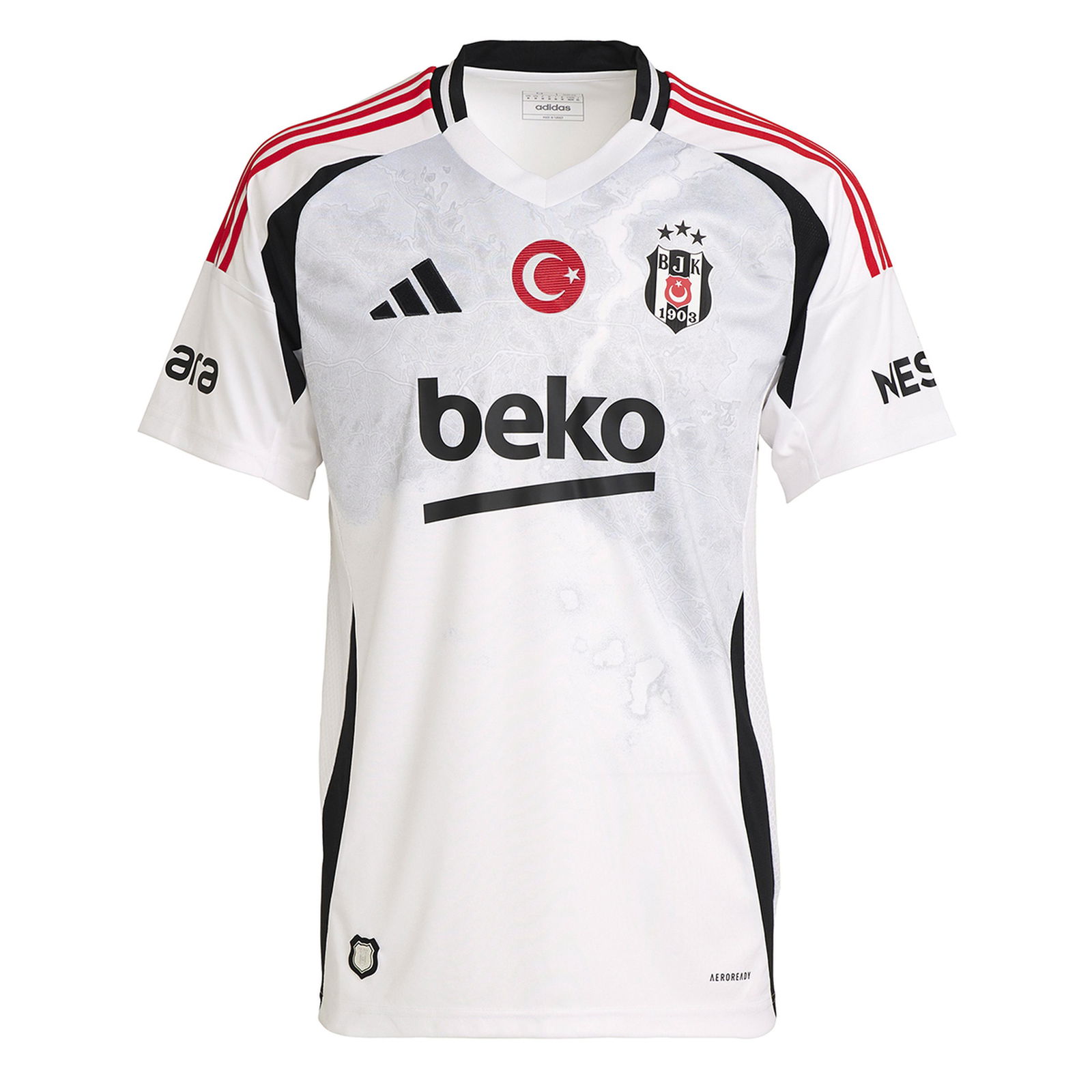 Beşiktaş J.K. 3 Erkek Beyaz Futbol Forma IU1255