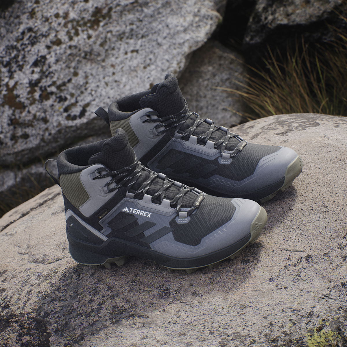 Terrex Swift R3 Mid Gore-tex Erkek Siyah Outdoor Bot ID0877