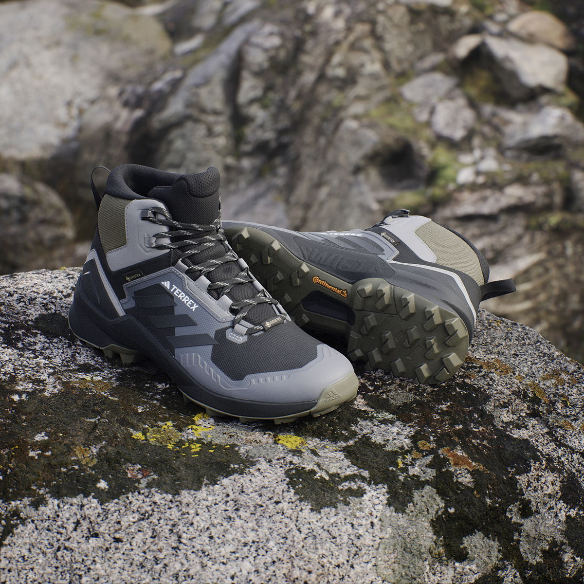 Terrex Swift R3 Mid Gore-tex Erkek Siyah Outdoor Bot ID0877