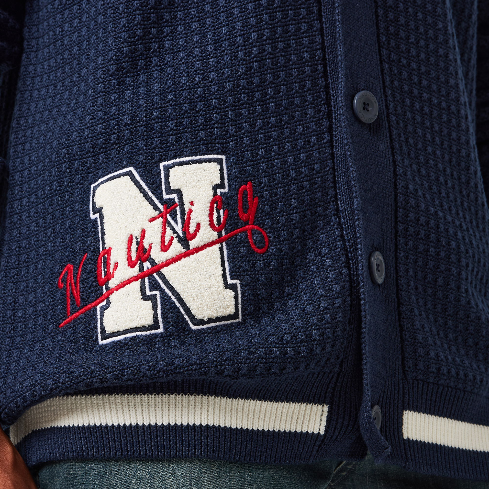 Nautica Erkek Lacivert Regular Fit Hırka