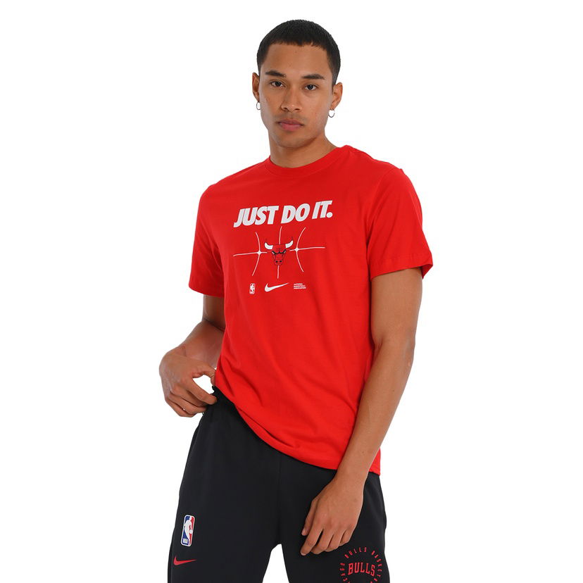 Chicago Bulls NBA Erkek Kırmızı Basketbol T-Shirt FQ6270-657
