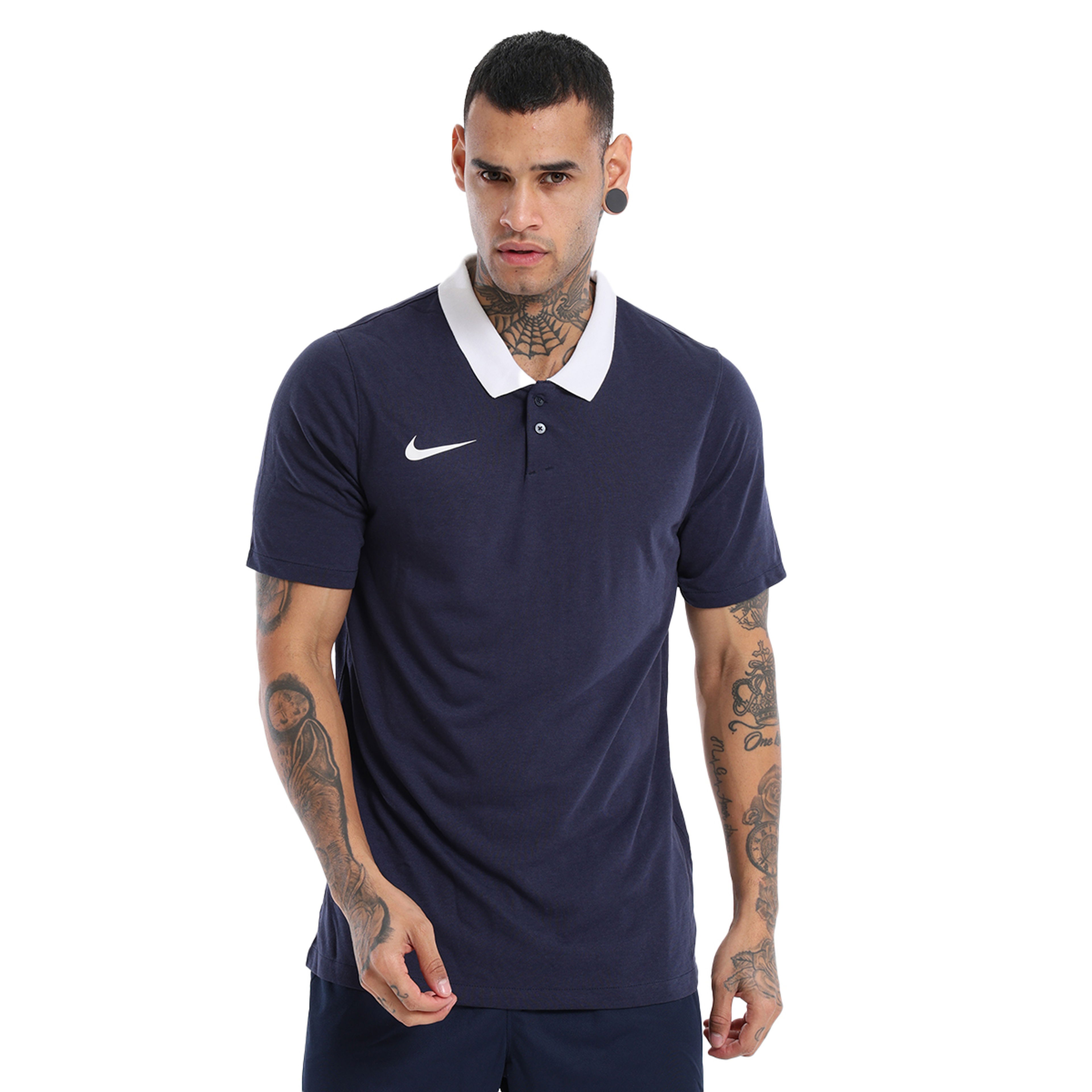 Dri-Fit Park20 Polo Ss Erkek Mavi Futbol Polo Tişört CW6933-451