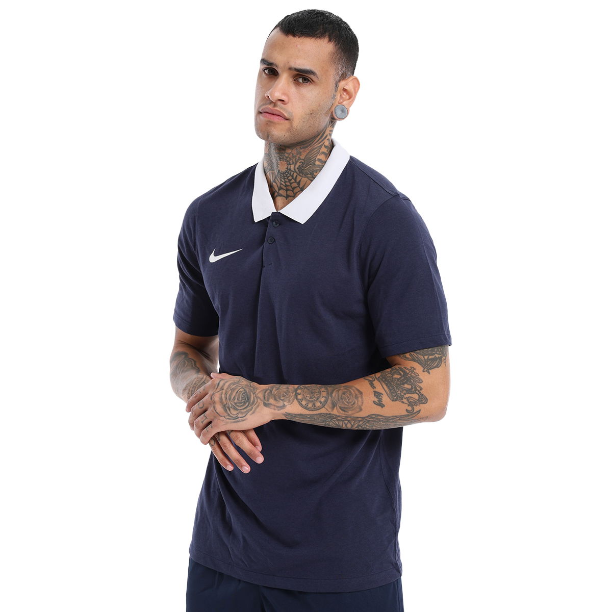 Dri-Fit Park20 Polo Ss Erkek Mavi Futbol Polo Tişört CW6933-451