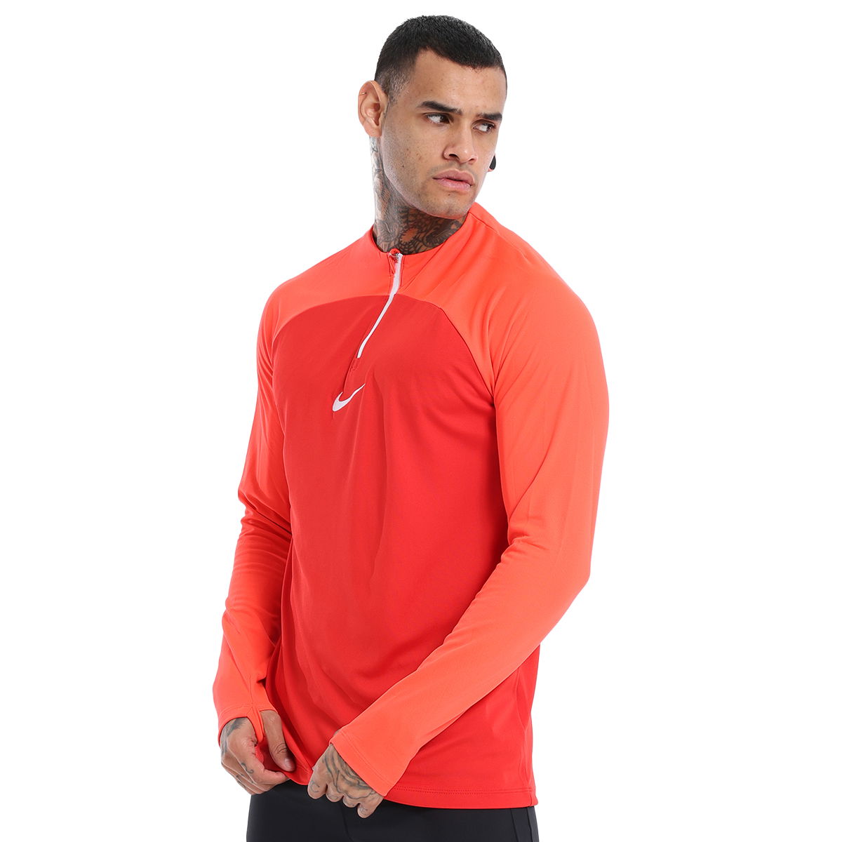 Academy Pro Dri-Fit Erkek Kırmızı Uzun Kollu Spor T-Shirt DH9230-657