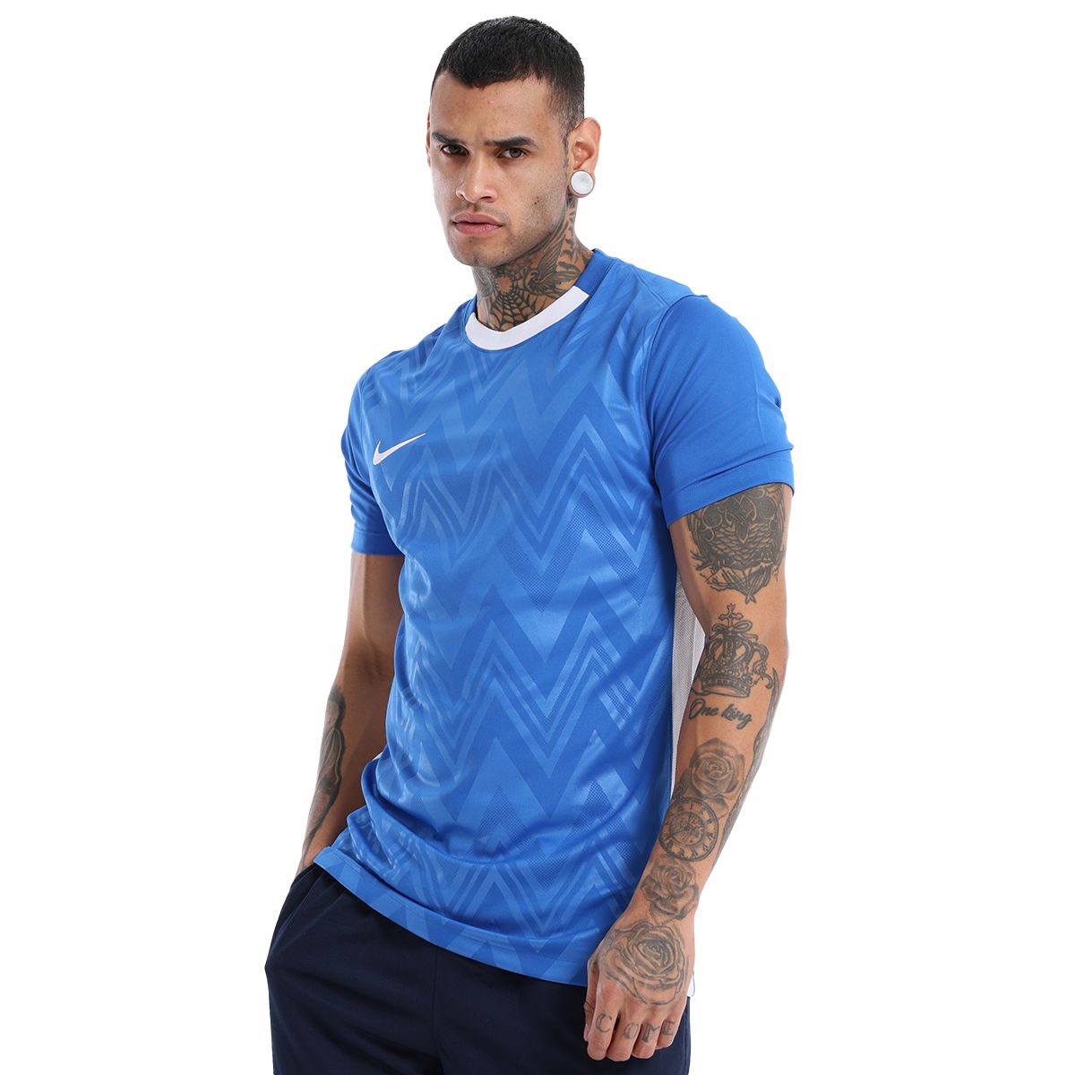 Challenge V Dri-Fit Erkek Mavi Spor T-Shirt FD7412-463