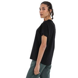 Icona3 Kadın Siyah Günlük Stil T-Shirt 24KK007-SYH