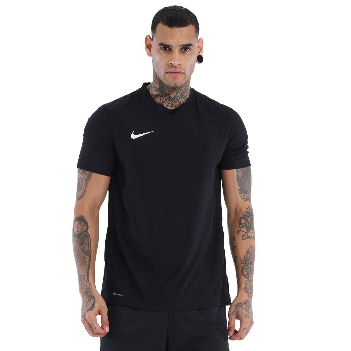 M Nk Vprknit III Jsy Ss Erkek Siyah Futbol Tişört CW3101-010