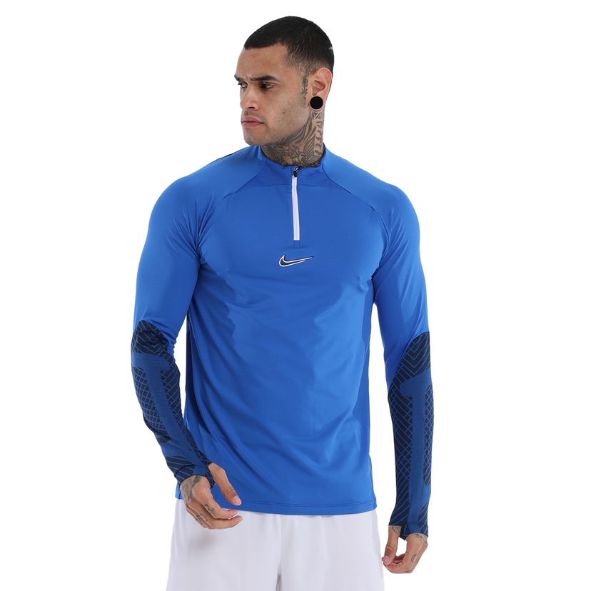 Strike Dri-Fit Erkek Mavi Spor T-Shirt DH8732-463