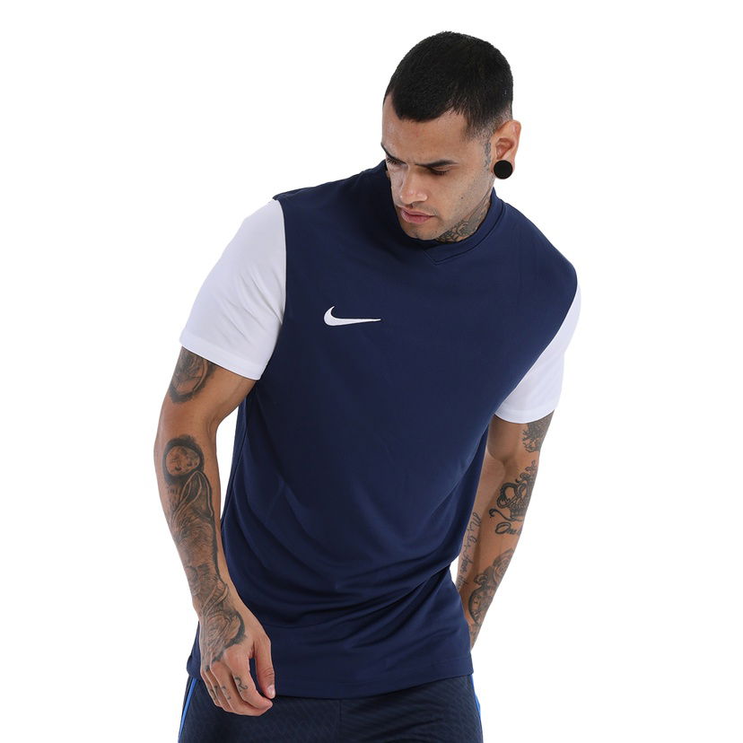 Tiempo Prem II Dri-Fit Erkek Mavi Spor T-Shirt DH8035-410