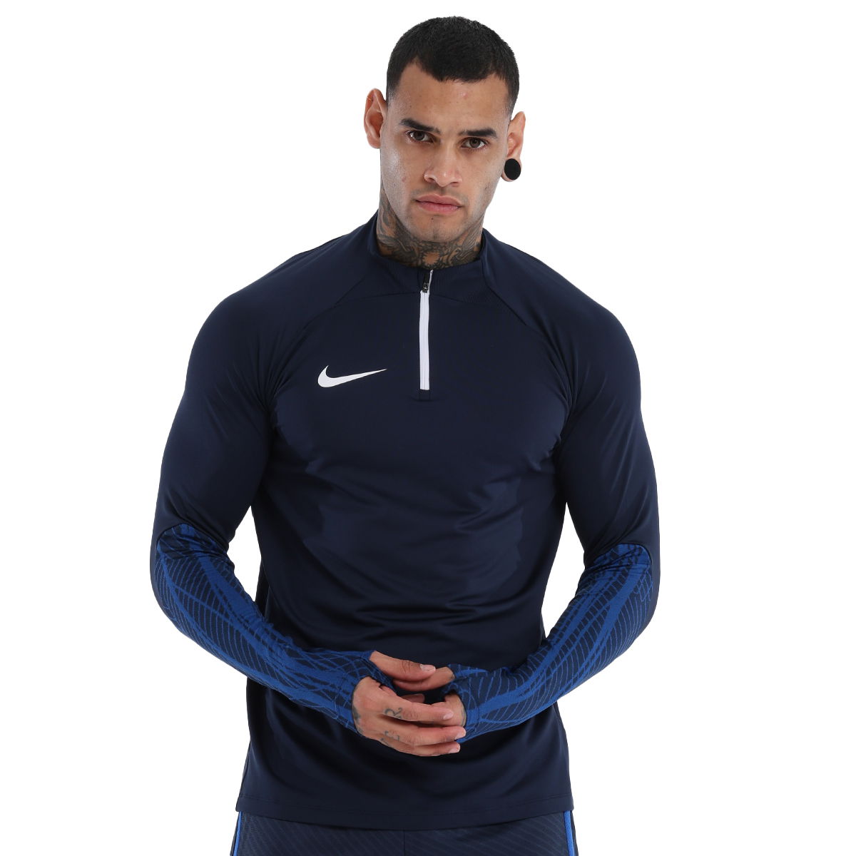Strike Dri-Fit Erkek Mavi Spor T-Shirt DR2294-451