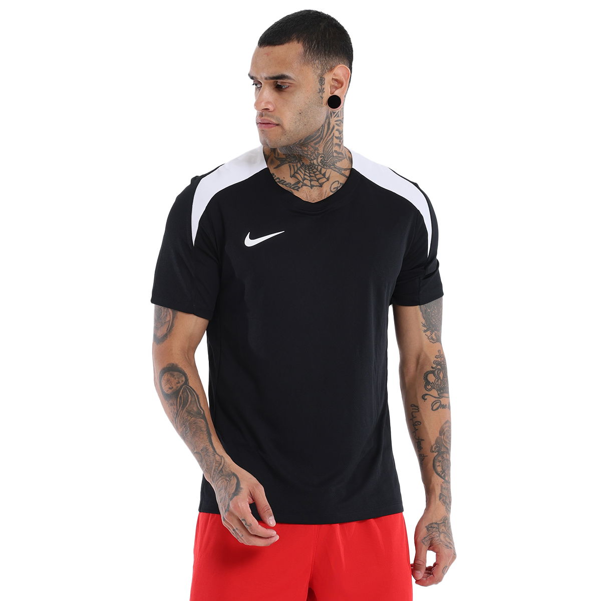 Strike24 Dri-Fit Erkek Siyah Spor T-Shirt FD7487-010
