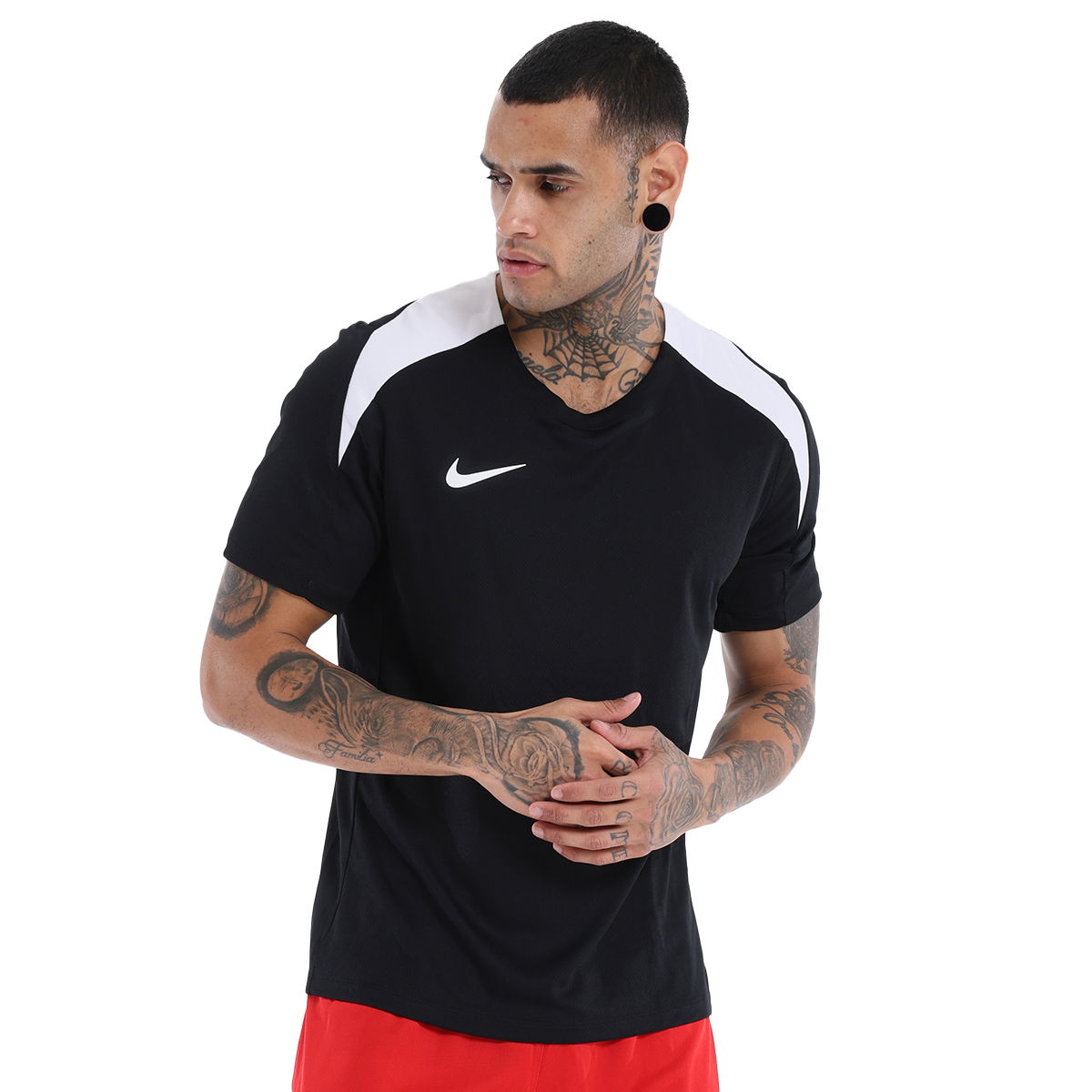 Strike24 Dri-Fit Erkek Siyah Spor T-Shirt FD7487-010