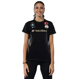 VakıfBank Kadın Siyah Voleybol Forması BV6728-010_VB_FORMA