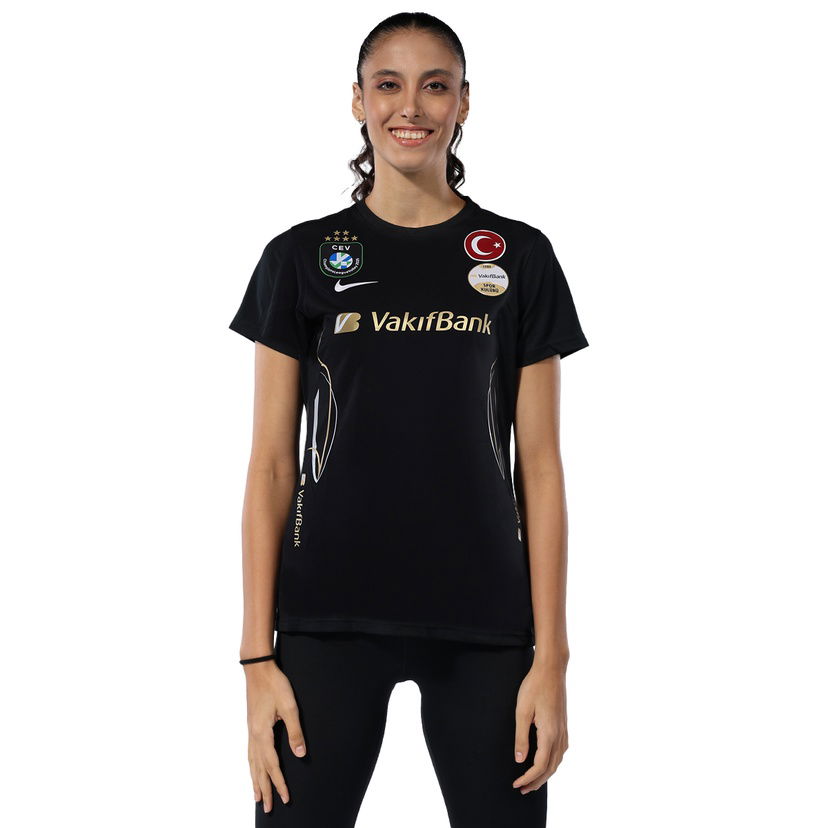 VakıfBank Kadın Siyah Voleybol Forması BV6728-010_VB_FORMA