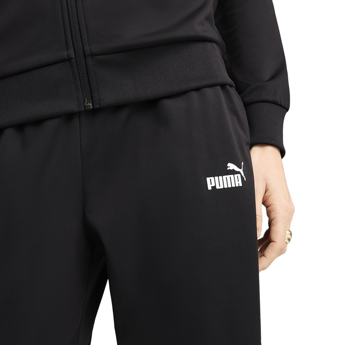 Poly Suit Kadın Siyah Günlük Stil Eşofman Takımı 68507501