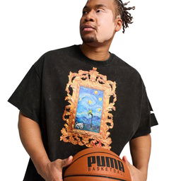 Dylan Exhibit Erkek Siyah Basketbol T-Shirt 63067201