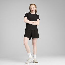 HER Kadın Siyah Günlük Stil T-Shirt 68505301
