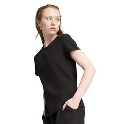 HER Kadın Siyah Günlük Stil T-Shirt 68505301