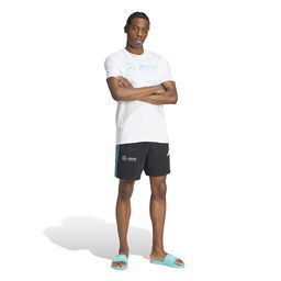 Mercedes Dna Erkek Beyaz Günlük Stil T-Shirt JV5456