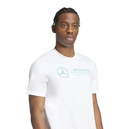Mercedes Dna Erkek Beyaz Günlük Stil T-Shirt JV5456