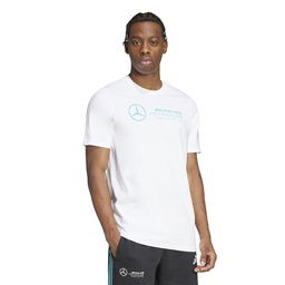 Mercedes Dna Erkek Beyaz Günlük Stil T-Shirt JV5456