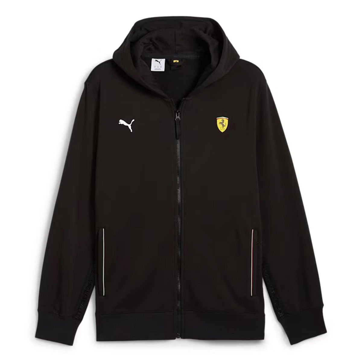 Ferrari Race Erkek Siyah Günlük Stil Sweatshirt 63018201