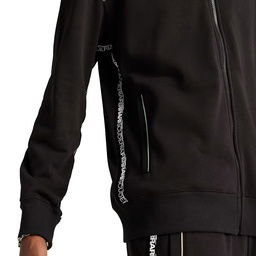 Ferrari Race Erkek Siyah Günlük Stil Sweatshirt 63018201