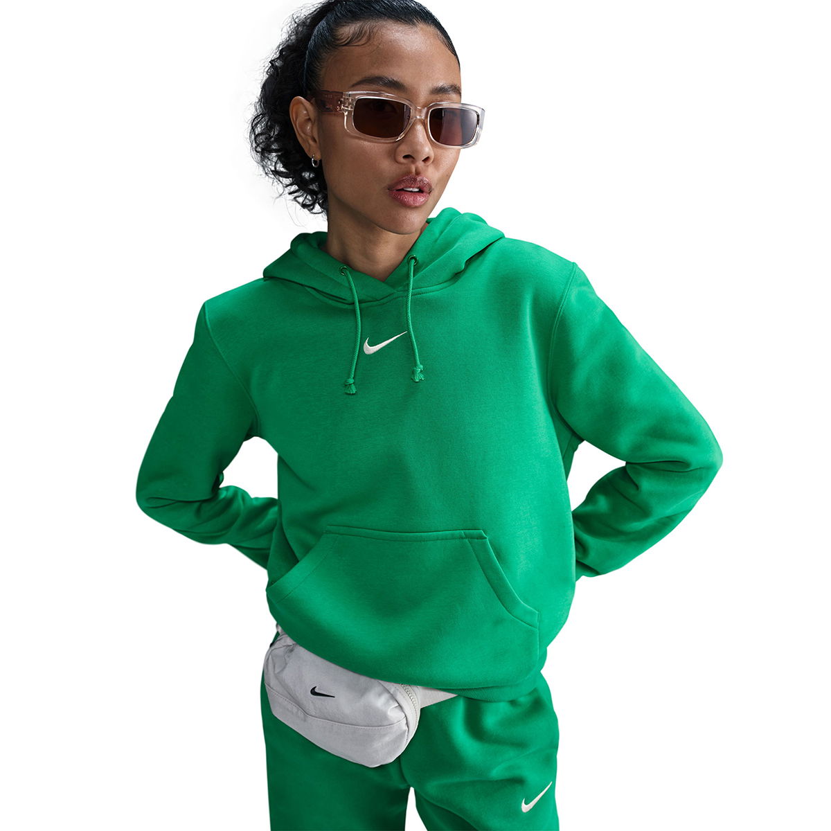 Phoenix Kadın Yeşil Günlük Stil Sweatshirt HF6839-324