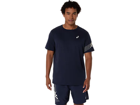 Icon Erkek Mavi Koşu T-Shirt 2011D239-400