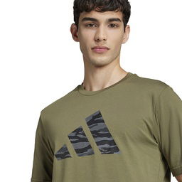 Camo Logo  Erkek Yeşil Günlük Stil T-Shirt JI6768