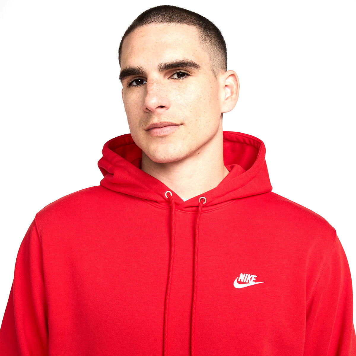 Club Erkek Kırmızı Günlük Stil Sweatshirt FN3866-657