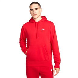 Club Erkek Kırmızı Günlük Stil Sweatshirt FN3866-657