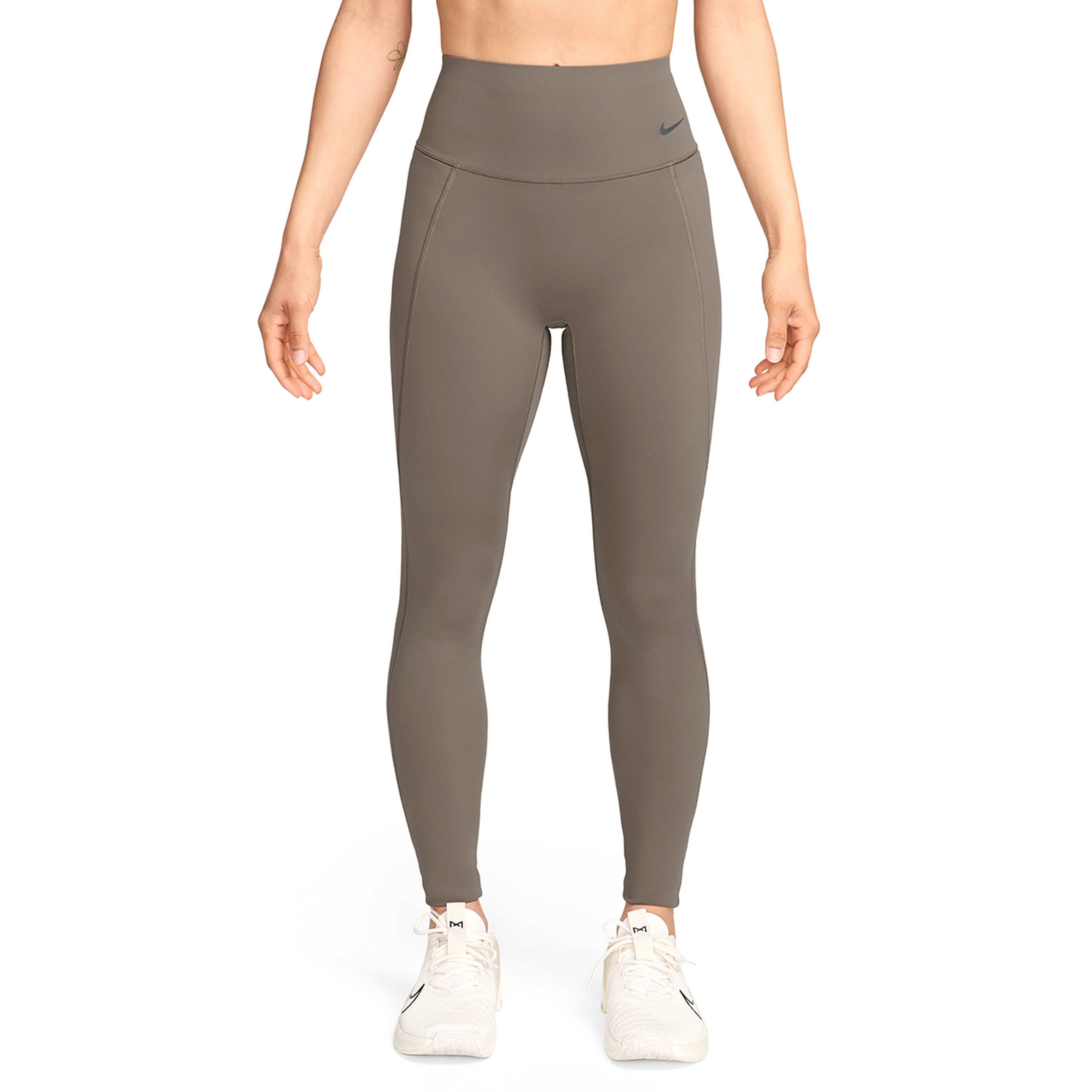 Universa Dri-Fit Kadın Kahverengi Antrenman Tayt HQ6810-233