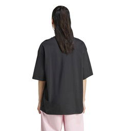 Lens Kadın Siyah Günlük Stil T-Shirt JJ4063