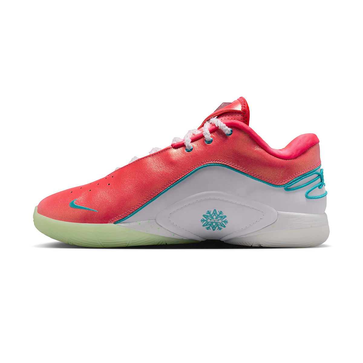 Lebron XXII Xmas Erkek Kırmızı Basketbol Ayakkabısı HV5148-600