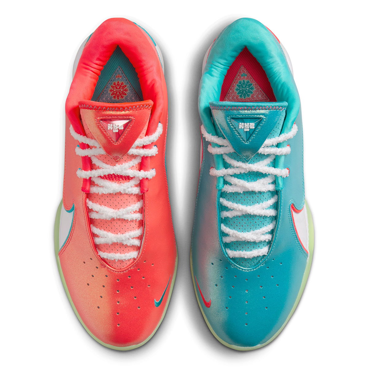 Lebron XXII Xmas Erkek Kırmızı Basketbol Ayakkabısı HV5148-600
