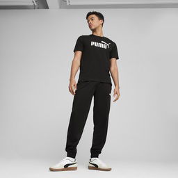 Essential No.1 Erkek Siyah Günlük Stil T-Shirt 68253201