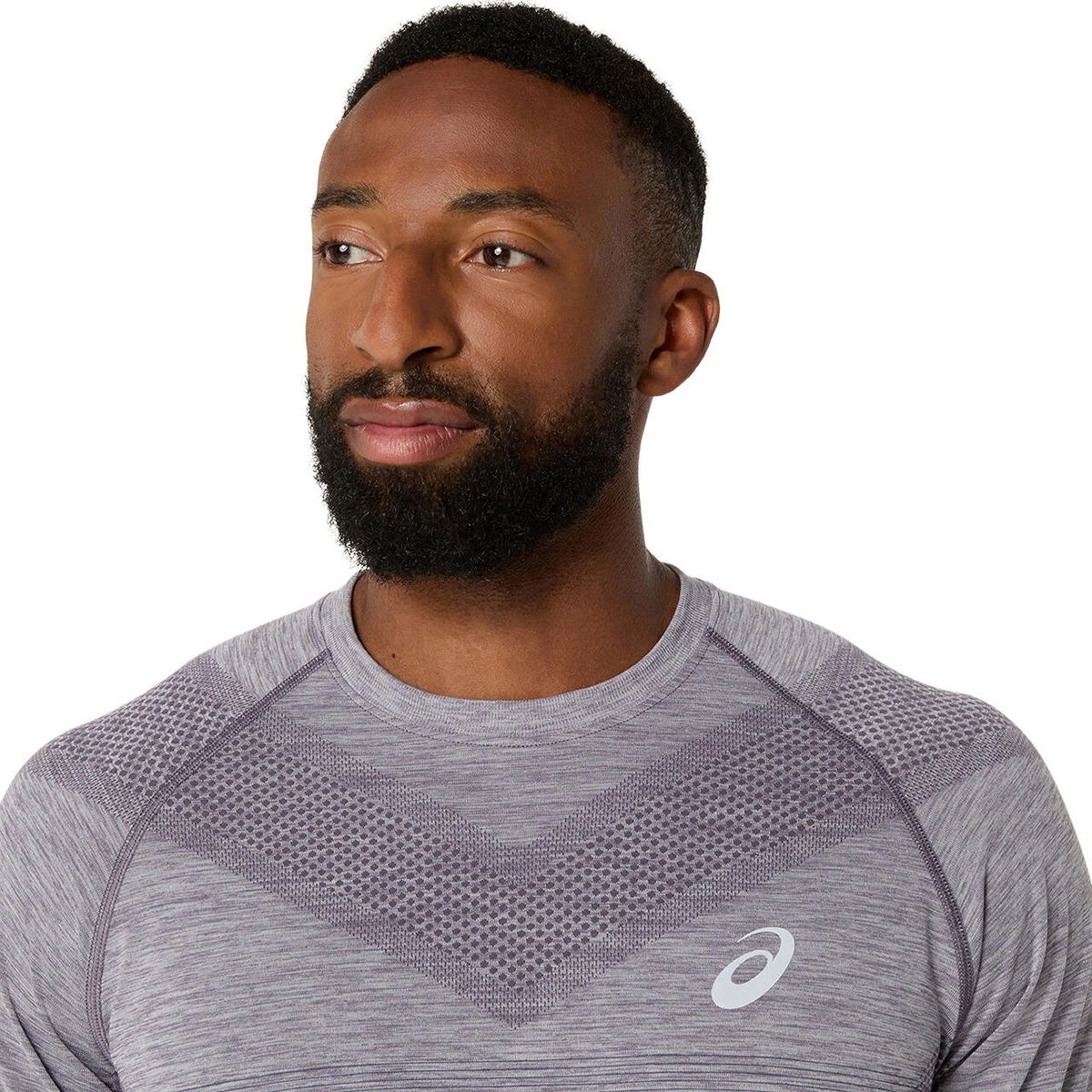 Seamless Erkek Gri Koşu T-Shirt 2011C398-501