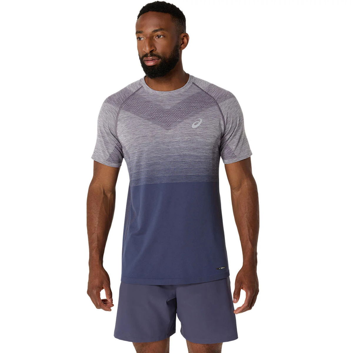 Seamless Erkek Gri Koşu T-Shirt 2011C398-501