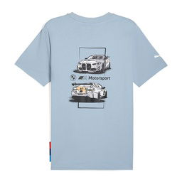 Bmw Mms Erkek Mavi Günlük Stil T-Shirt 63073505