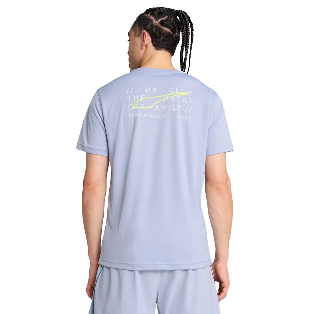 Graphics Erkek Mavi Koşu T-Shirt 52655747