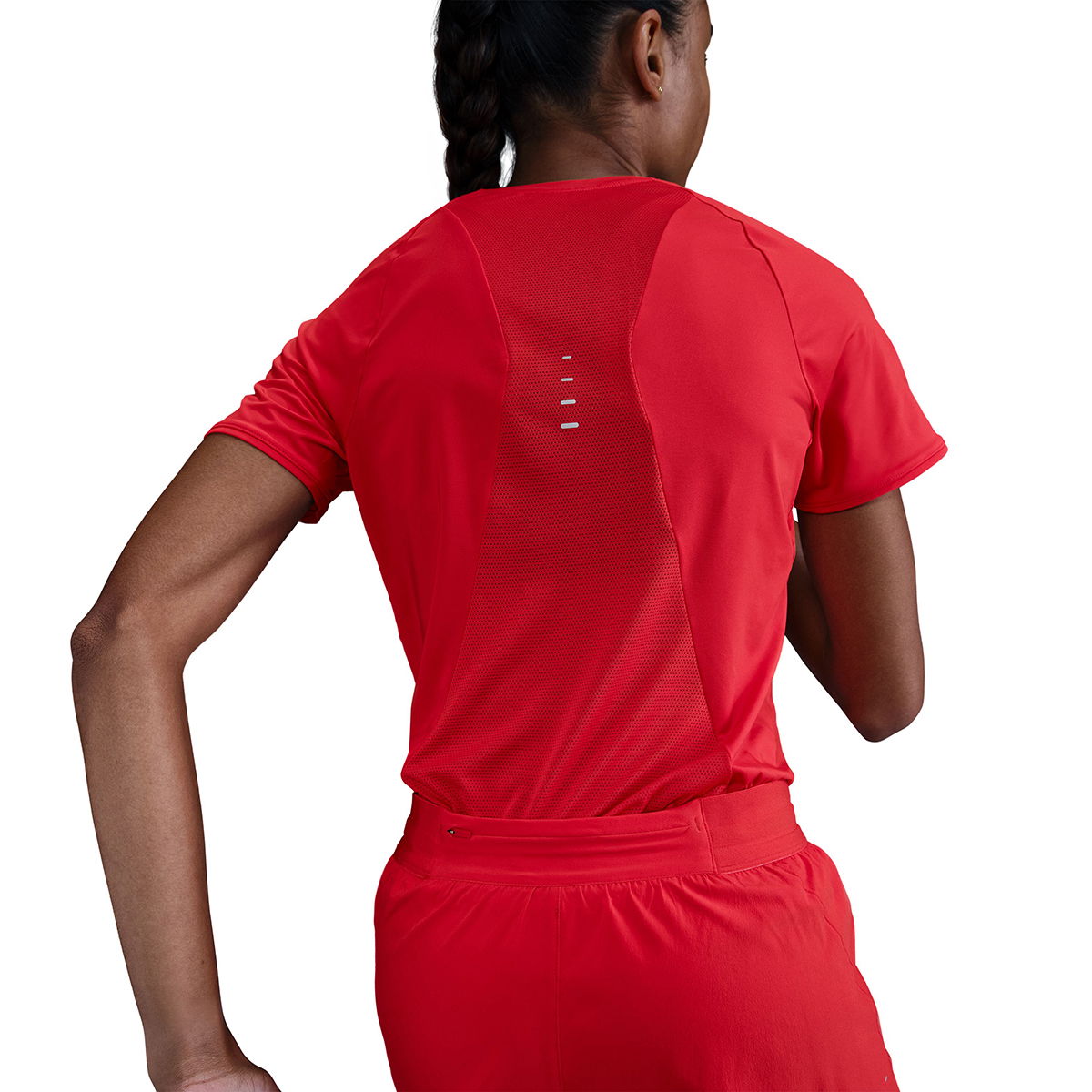Swift Dri-Fit Kadın Kırmızı Koşu T-Shirt HM9698-696