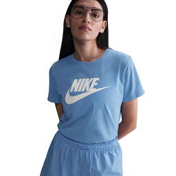 Club Sportswear Kadın Mavi Günlük Stil T-Shirt DX7906-412