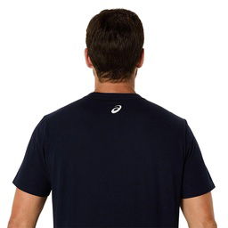 Logo Erkek Mavi Koşu T-Shirt 2031E188-403
