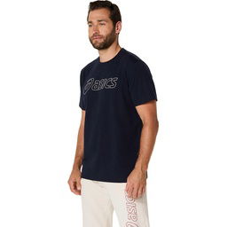Logo Erkek Mavi Koşu T-Shirt 2031E188-403