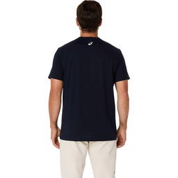 Logo Erkek Mavi Koşu T-Shirt 2031E188-403