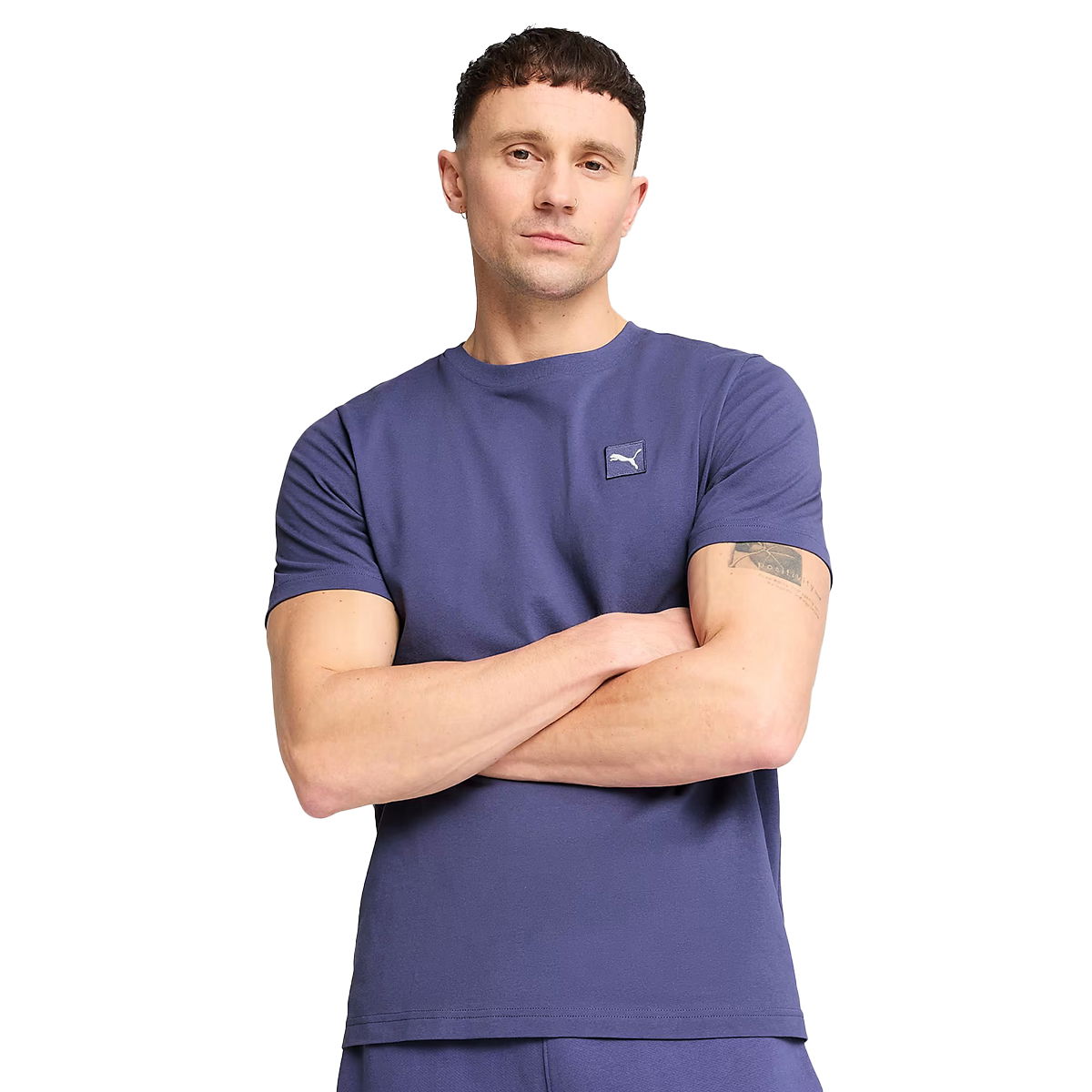 Essentials Unisex Mavi Günlük Stil T-Shirt 69089346