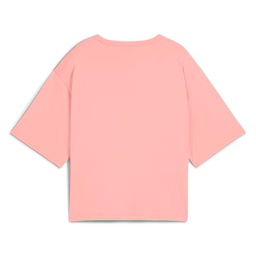 Class Relaxed Crop Kadın Pembe Günlük Stil T-Shirt 68503018