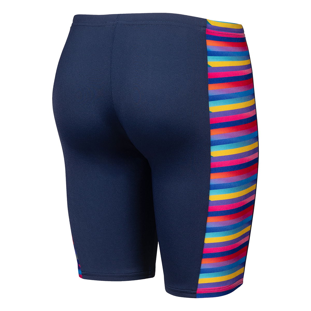Racing Stripe Swim Jammer Çocuk Mavi Yüzücü Mayosu 009012750