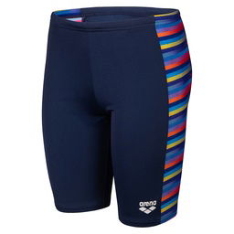 Racing Stripe Swim Jammer Çocuk Mavi Yüzücü Mayosu 009012750